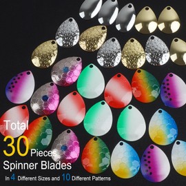 Walleye Rig Making Kit,205pcs DIY Lure Making Supplies Parts for Crawler Harness Walleye Spinner Rigs Colorado Blades Pompano Floats Clevises Beads Hooks Spinner Lure Making Kit