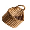 Zerodeko Hanging Garlic Storage Basket Woven Kitchen Organizer for Eggs