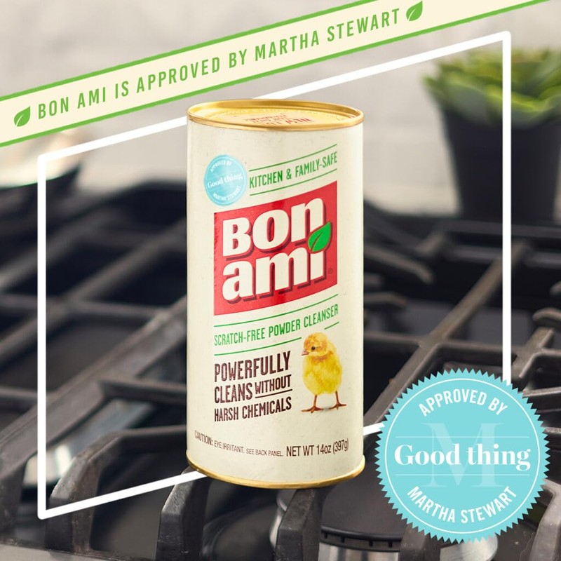 Bon Ami Polishing Cleanser Powder, 14 Ounces, Sold as 5