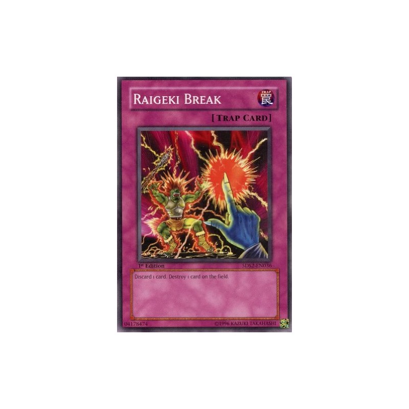 Yu-Gi-Oh! - Raigeki Break (5DS2-EN036) - 5Ds Starter Deck 2009-1st