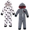 Hudson Baby Unisex Fleece Jumpsuits, Coveralls, and Playsuits, Scottie Dog,