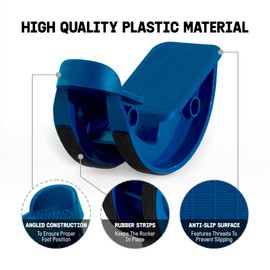 Yes4All Foot Rocker, Effective Calf Stretching and Foot Massager Stretcher for Improved Flexibility, Ergonomic Design for Home Exercise