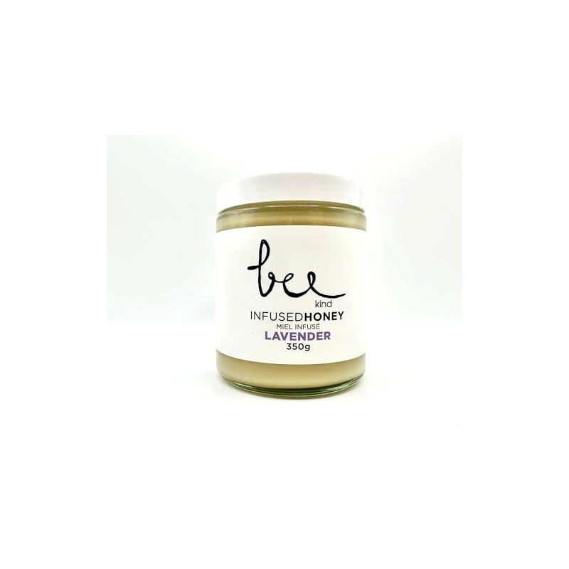 Lavender-Infused Honey |100% Canadian Unpasteurized Honey | 350g