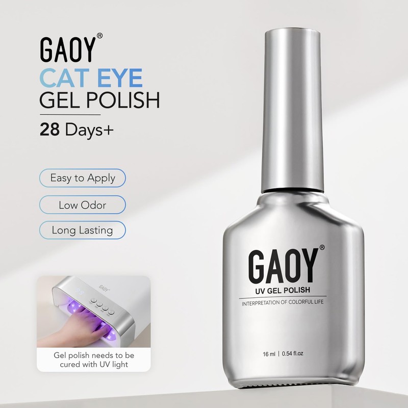 Brown Blue Cat Eye Gel Nail Polish, UV Gel, 4310,
