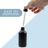 Cornucopia Brands 4oz Black Glass Dropper Bottles (Pack of 6)