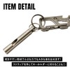 TITAN MANIA Whistle, Titanium Whistle, Ultra Lightweight, Durable, Outdoors, Disaster