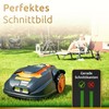 ECENCE Replacement blade for lawnmower robot 18x compatible with Husqvarna