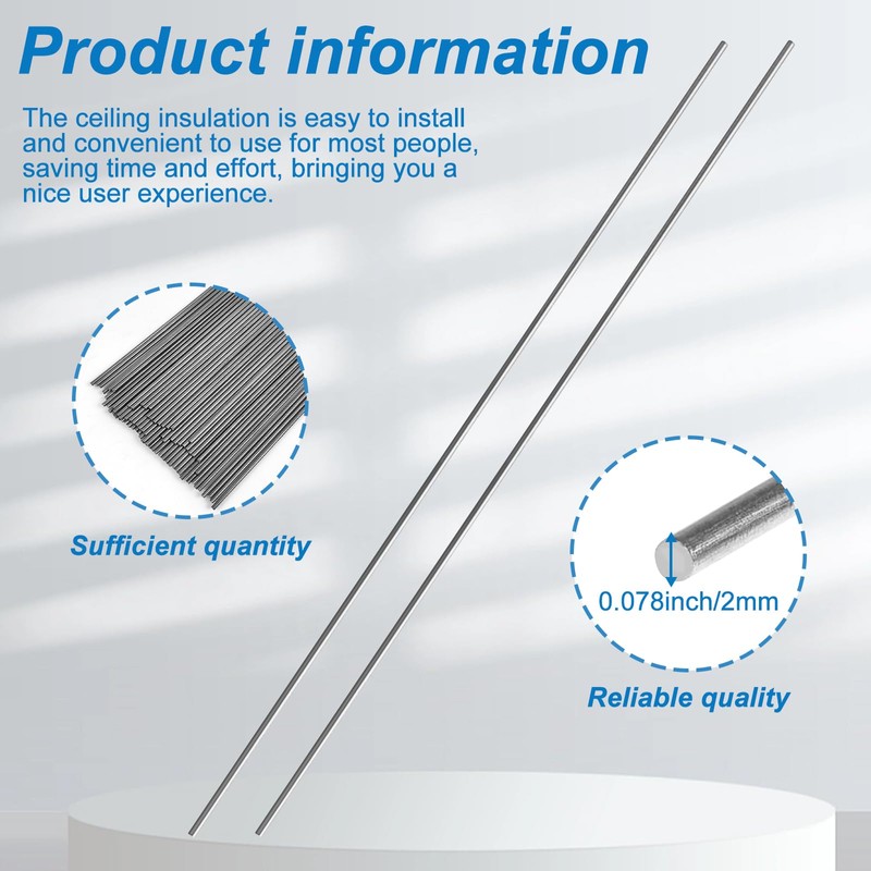 200 Pcs 24 Inch Insulated Wire Support - 1095 Carbon