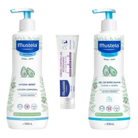 Gel De Baño Suave / Hydra / Pomada Rozaduras Mustela Kit