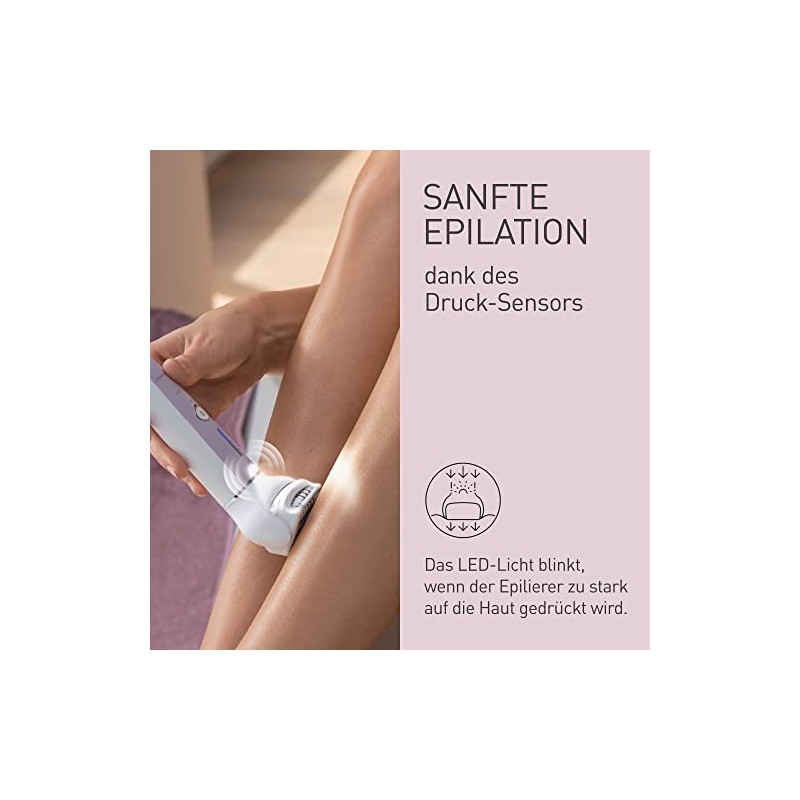 Panasonic ES-EY30 Wet/Dry Epilator Women Dual Disc with 60 Tweezers
