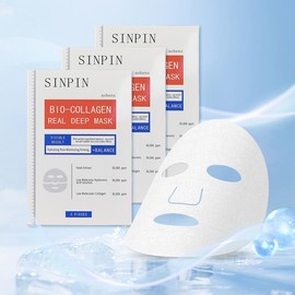 SINPIN Deep Collagen Overnight mask | Real Collagen 2,160,000PPB for Elasticity | TikTok Trend Items | Original Hydrating Collagen Face Mask | Korean Skin Care - specification: 1 box