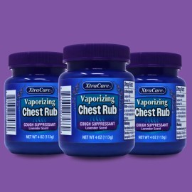 XtraCare Vaporizing Chest Rub, Lavender Scented Formula, 4 fl oz (3-Pack)