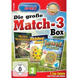 Die große Match-3 Box (Ashley Jones / Mystic Mahjong / Jewel Puzzle)