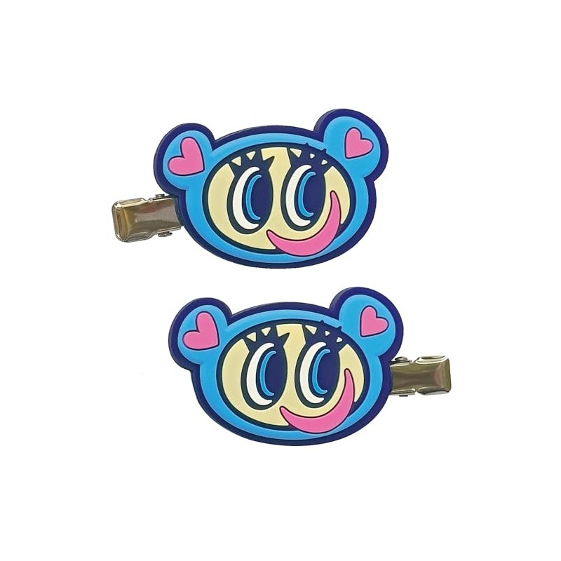Angel Blue Rubber Bangs Clip Nakamra-kun Hair Clip