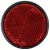 4 Pack Round Reflectors Screw On Red with Black Trim