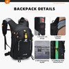 SKYSPER Small Hiking Backpack - 15L Travel Daypack Lightweight Bag