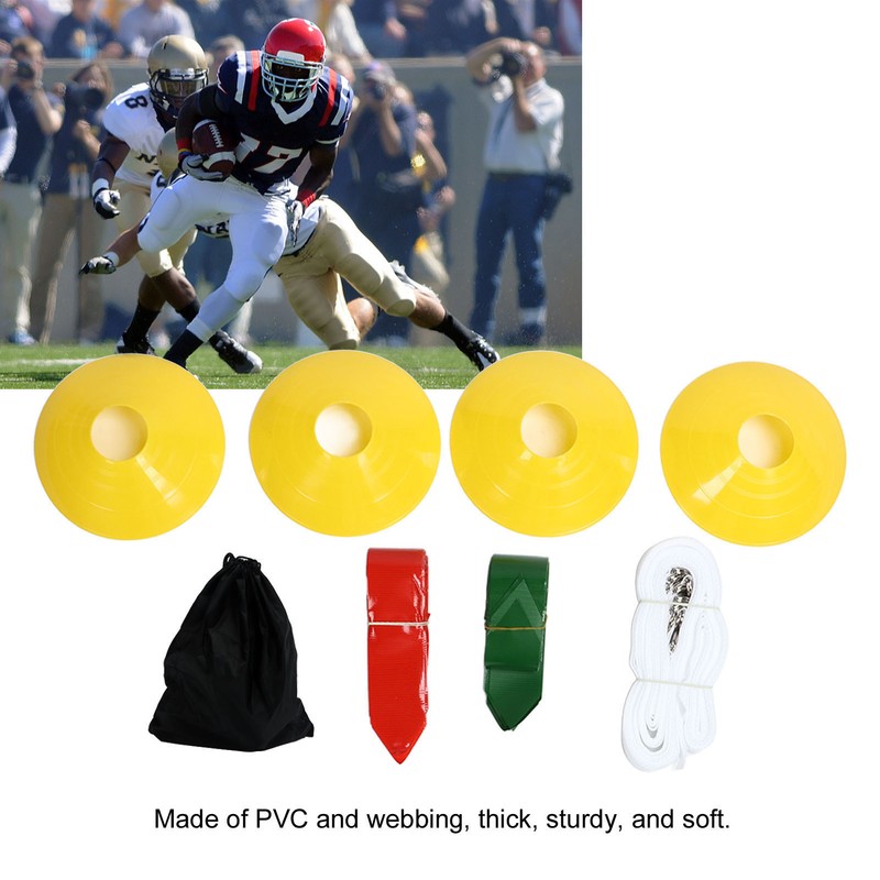 Flag Football Set 10 Player Football Belts Flags Kit 10