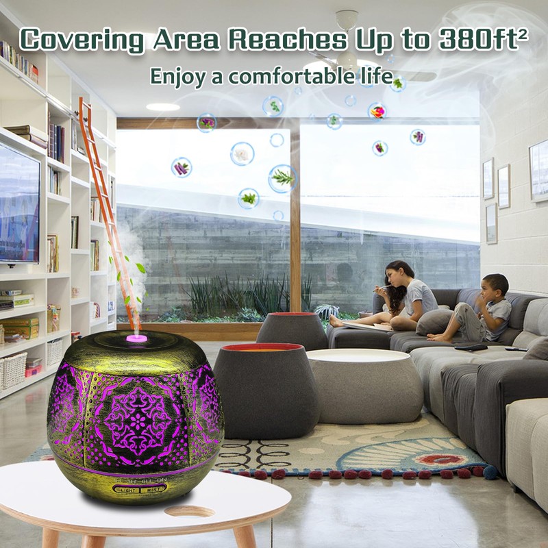 Essential Oil Diffuser for Home 500ML, Aromatherapy Diffusers for Essential