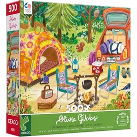 Ceaco - Olivia Gibbs - ¡Ve a Acampar! - Rompecabezas de 500 Piezas