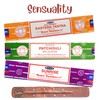 Satya Nag Champa Eastern Tantra, Patchouli and Sunrise Incense Sticks