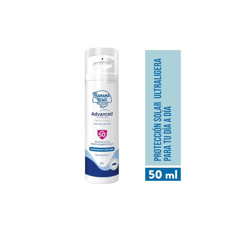 BANANA BOAT FACE FLUID SPF50+ 50ML