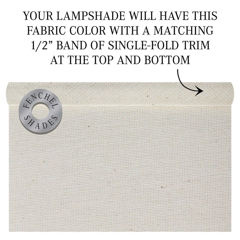 FenchelShades.com 6" Top Diameter x 6" Bottom Diameter 10" Height