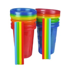 The First Years Take and Toss Straw Cup, 10-Ounce, 8 Pack