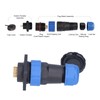 IP68 Waterproof Power Connector Male Female Square 4 Hole Aviation