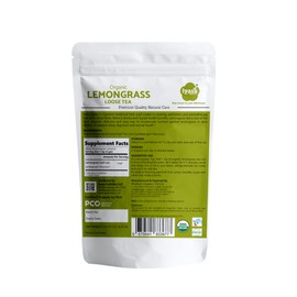 Iyasa Holistics Organic Lemongrass Tea Loose Leaf Cuts, Cymbopogon Flexuosus,Sifted, East Indian Lemongrass, Malabar Grass, Delicious, Relaxing, Caffein Free Tea 04 Ounce