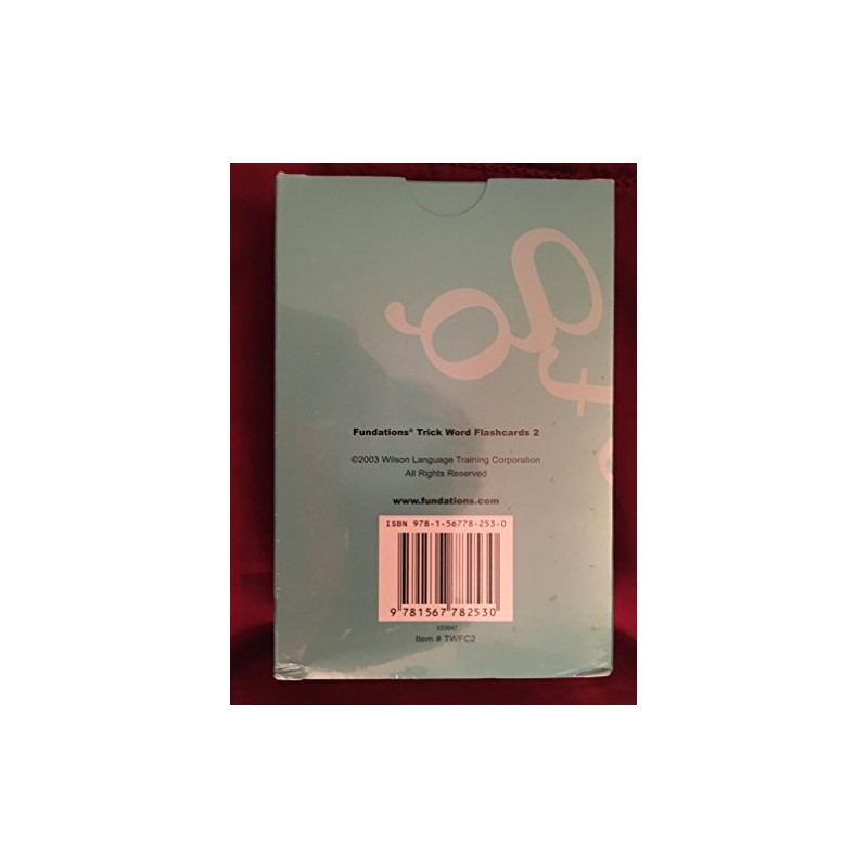 Fundations Trick Word Flashcards 2