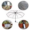 Juwacoo Transparent Automatic Pocket Umbrella Automatic Transparent Pocket Umbrella Storm