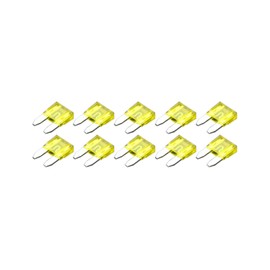 20A Automotive Mini Flat Fuse Blade Fuse Pack of 10