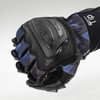 Komine GK-214 1166 Titanium Mesh Gloves for Bikes, Plaid Navy,