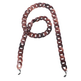 PACKOVE Acrylic Tortoise Eyeglass Chain Face Mask Lanyard Lightweight Lost Sunglasses Holder Strap for Women Men Transparent Stylish Design Relieves Ear Pressure for Daily Use