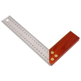 VILLFUL L-shaped Angle Ruler 90 Degrees 250mm Square Ruler Protractor Woodworking Metal Welding