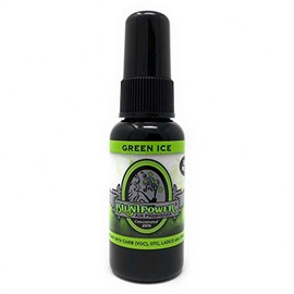 BluntPower Green Ice Concentrated Air Freshener for Room and Car - Oil-Based Diffuser Spray Bottle - Long-Lasting Bathroom, Car Freshener & Odor Eliminator (1 Pack)