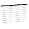 Ipetboom Natural Waterproof Eyebrow Stickers 2 Sheets/18 Pairs Eyebrow Makeup