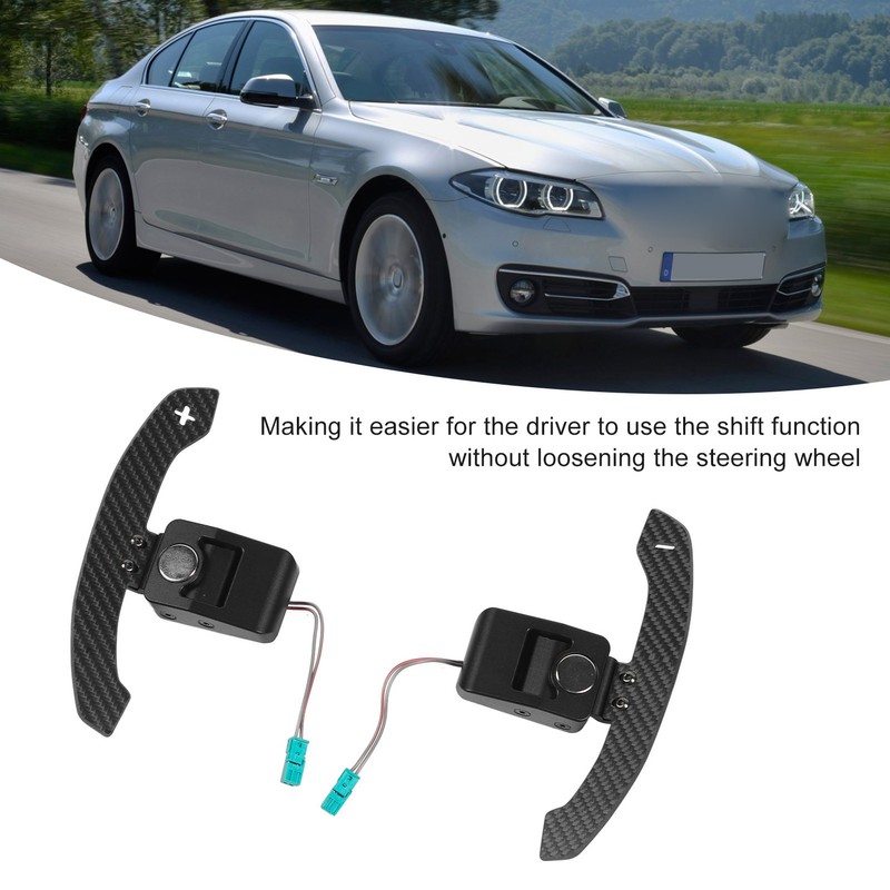 Steering Wheel Shift Blade Clear Marks Easy Operation Magnetic Carbon