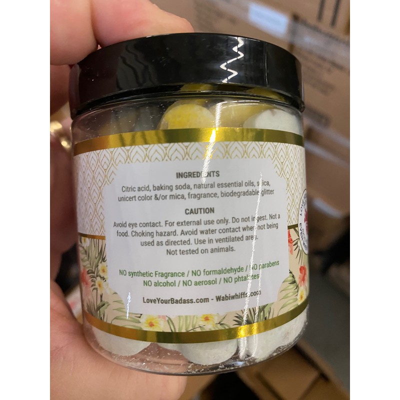 Wabi Whiffs Fizzing Toilet Bombs – Bling | Natural Bathroom