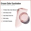 Oulac Cream Eyeshadow also for Highlighter Large Capacity Highly Pigmented