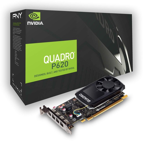 PNY Quadro P620 DVI Professional Graphic Card 2GB GDDR5 PCI