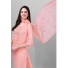 TRENDMALLS Women's Cotton Embroidery Kurta Pant Suit Set (TM.G103-LightPink-M)