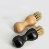 GSHLLO 2 Pcs Shoe Shine Brushes Boot Buffing Brushes Suede