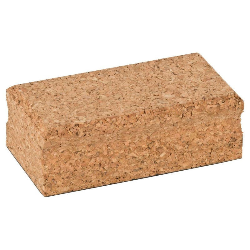 5 x cork sanding blocks, with Velcro system and rounded