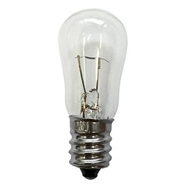 Satco S4570 6W 24V S6 Clear E12 Candelabra Base Incandescent bulb