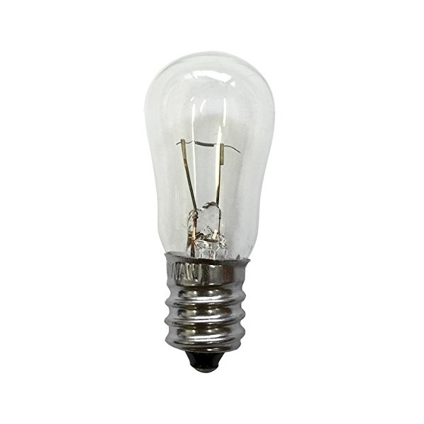 Satco S4570 6W 24V S6 Clear E12 Candelabra Base Incandescent bulb