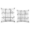 Sudoku Puzzle Game Trivia Challenge Sudoku Solver Throw Pillow