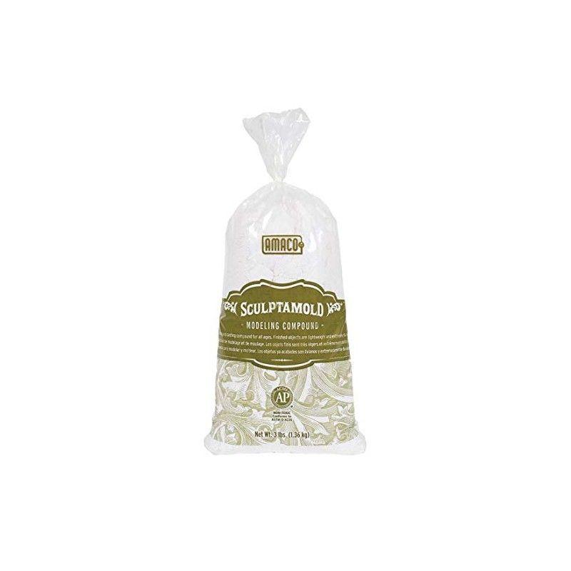 AMACO AMO41821 SC3 Sculptamold Modeling Compound, 3 lb.