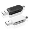Micro USB2.0 Card Reader 2 in 1OTG Adapter Micro Portable