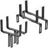 com-four® 4x flower box holder for balcony parapets and railings